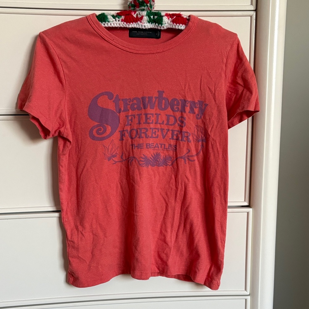 Strawberry Fields Forever T-Shirt - Red